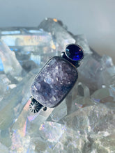 Load image into Gallery viewer, Size 6 Boho Sterling Silver and Amethyst Ring