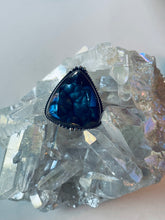 Load image into Gallery viewer, Size 8.5 Tourmalated Druzy and Sterling
