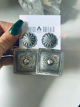 Load image into Gallery viewer, Sterling Concho Earrings