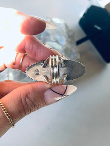 Size 6 Running Bear Shield Ring