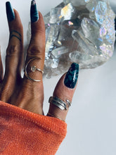 Load image into Gallery viewer, Sterling Feather Ring Adjustable