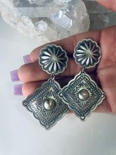 Load image into Gallery viewer, Sterling Concho Earrings