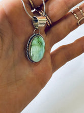 Load image into Gallery viewer, Oval Pendant on Sterling Silver Chain