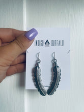Load image into Gallery viewer, Sterling Feather Earrings