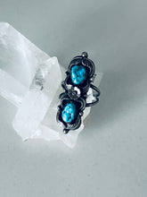 Load image into Gallery viewer, Size 7.5 Double Stone Ring