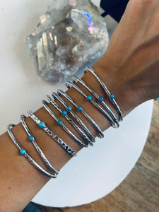 Beautiful Sterling Silver and Turquoise Cuff