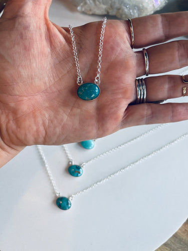 Oval Pendant Necklace