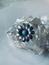 Load image into Gallery viewer, Size 7 Sterling and Turquoise Ring