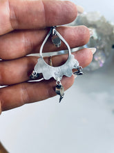 Load image into Gallery viewer, Sterling and Genuine Turquoise Nugget Earrings