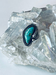 Size 9 Boho Turquoise Ring