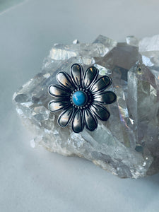 Size 7 Sterling and Turquoise Ring