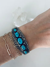 Load image into Gallery viewer, Vintage Turquoise Cuff
