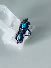 Load image into Gallery viewer, Size 7.5 Double Stone Ring