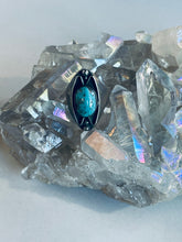 Load image into Gallery viewer, Size 11.25 Vintage Turquoise and Sterling Ring