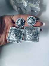 Load image into Gallery viewer, Sterling Concho Earrings