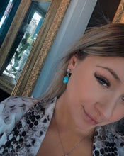 Load image into Gallery viewer, Sterling and Genuine Turquoise Earrings