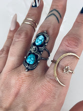 Load image into Gallery viewer, Size 7.5 Double Stone Ring