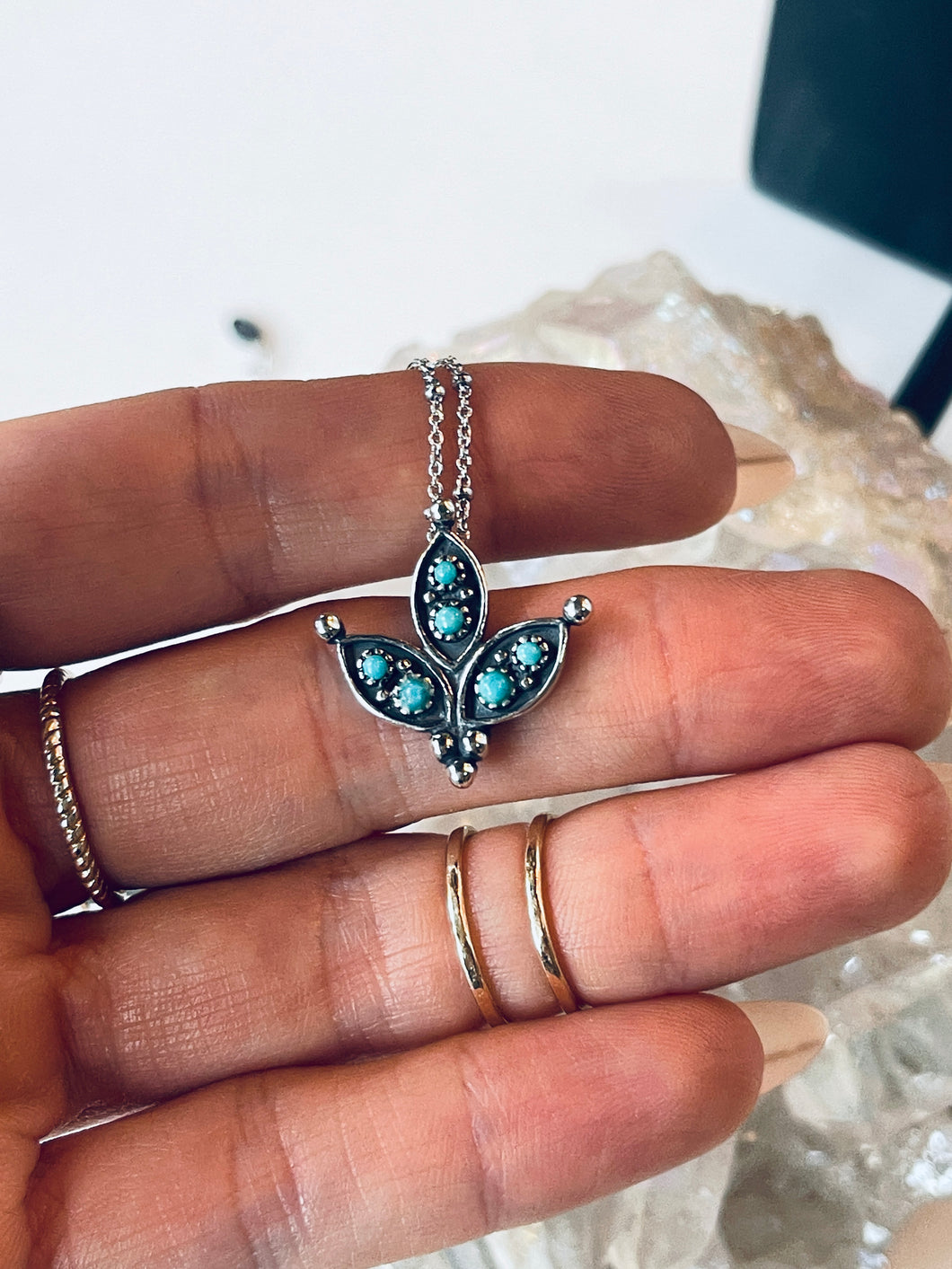 Cactus Flower Necklace