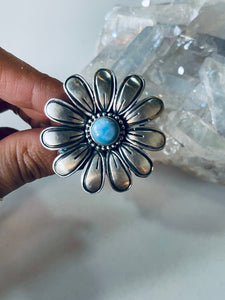 Size 7 Sterling and Turquoise Ring