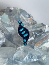 Load image into Gallery viewer, Vintage Size 6.5 Turquoise and Sterling Ring