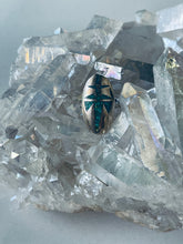 Load image into Gallery viewer, Vintage Size 4.25 Sterling and Turquoise Inlay