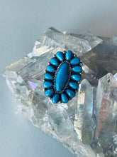Load image into Gallery viewer, Size 7 Turquoise and Sterling Silver Ring