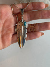 Load image into Gallery viewer, Turquoise And Sterling Silver Necklace