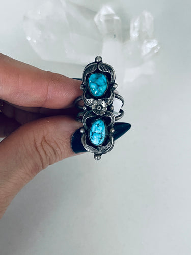 Size 7.5 Double Stone Ring