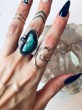 Load image into Gallery viewer, Size 9 Boho Turquoise Ring