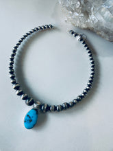 Load image into Gallery viewer, Gorgeous Sterling and Turquoise Choker Necklace