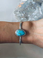 Load image into Gallery viewer, Turquoise and Sterling Silver Cuff