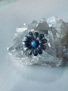 Size 7 Sterling and Turquoise Ring