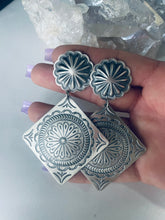 Load image into Gallery viewer, Sterling Concho Earrings