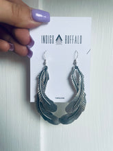 Load image into Gallery viewer, Sterling Feather Earrings