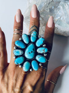Size 8.5 Cluster Ring
