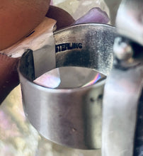 Load image into Gallery viewer, Size 6 Boho Sterling Silver and Amethyst Ring