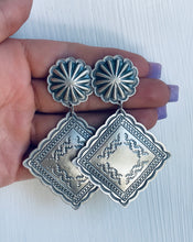 Load image into Gallery viewer, Sterling Concho Earrings