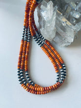 Load image into Gallery viewer, 28” Barrel Strand Spiny and Navajo Pearls