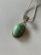 Load image into Gallery viewer, Oval Pendant on Sterling Silver Chain