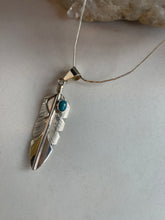 Load image into Gallery viewer, Turquoise And Sterling Silver Necklace