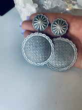 Load image into Gallery viewer, Sterling Concho Earrings