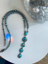 Load image into Gallery viewer, Strand Navajo Pearls with Turquoise