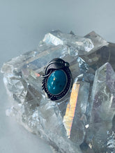 Load image into Gallery viewer, Vintage Size 6 Sterling and Turquoise Ring