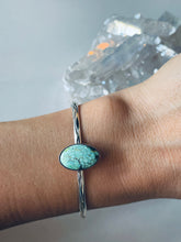 Load image into Gallery viewer, Turquoise and Sterling Silver Cuff