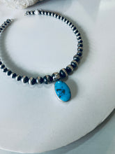Load image into Gallery viewer, Gorgeous Sterling and Turquoise Choker Necklace