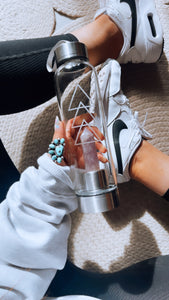 Indigo Branded Custom Crystal Water Bottle