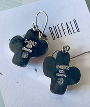 Load image into Gallery viewer, Sterling and Genuine Spiny Oyster Cactus Earrings