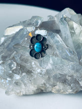 Load image into Gallery viewer, Size 6.5 Vintage Turquoise and Sterling Silver Ring