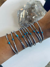 Load image into Gallery viewer, Beautiful Sterling Silver and Turquoise Cuff