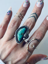 Load image into Gallery viewer, Size 9 Boho Turquoise Ring